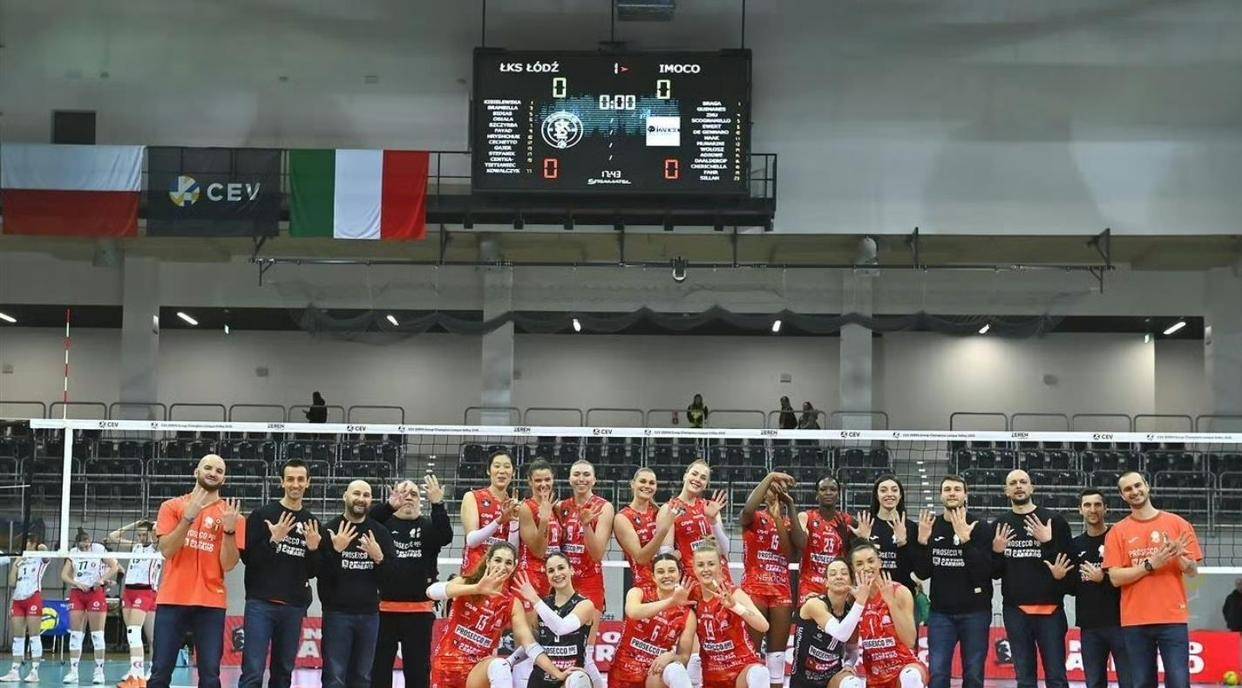 恭喜朱婷！今晨欧冠首发砍下15分，斩获MVP！科内利亚诺顺利拿下胜利！